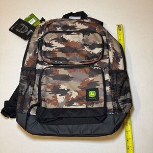 SOLD… John Deere NWT Backpack for Laptops and Tablets Camouflage Pattern